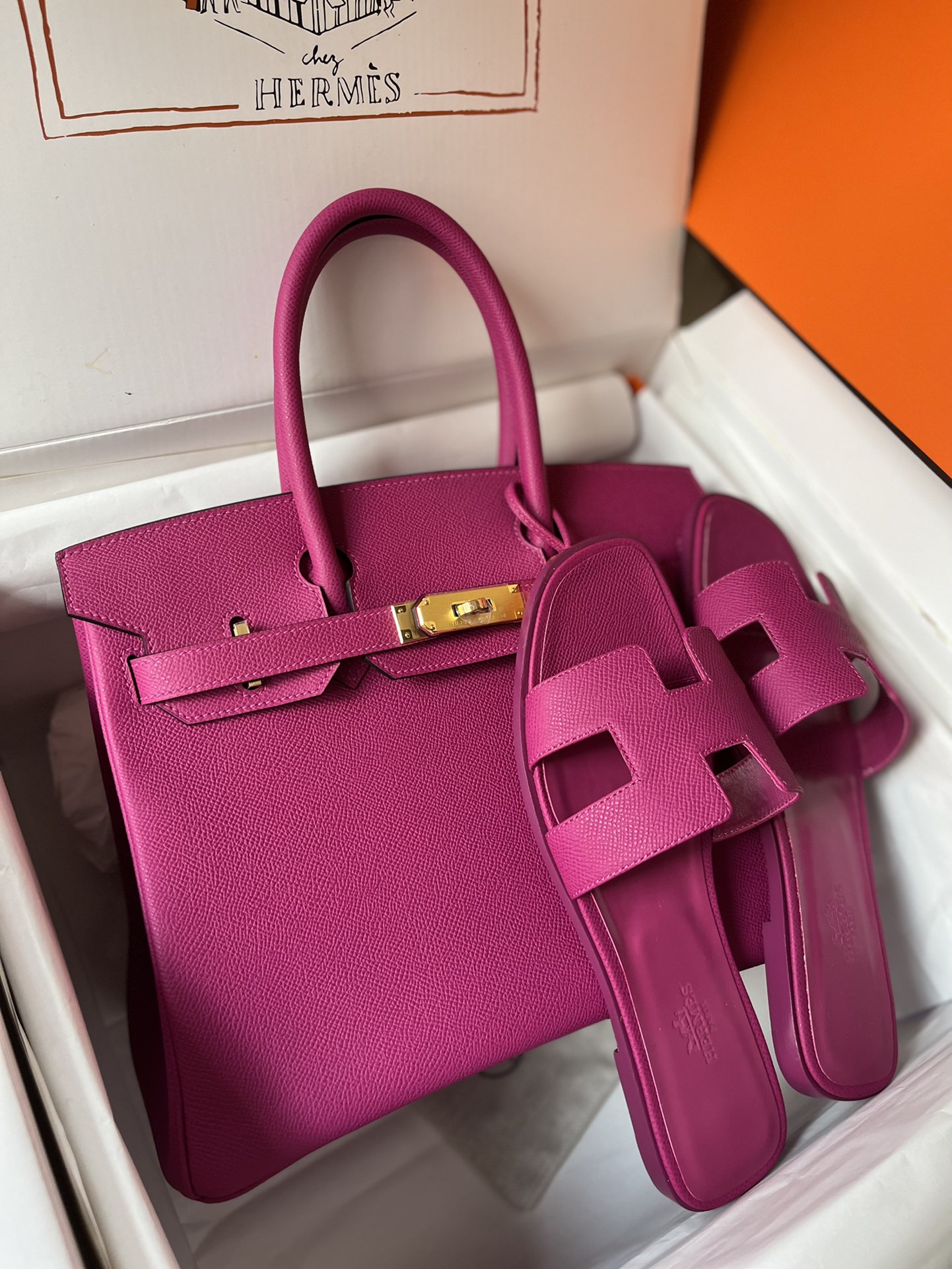 에르메스 버킨백30 립스틱 금장 앱송